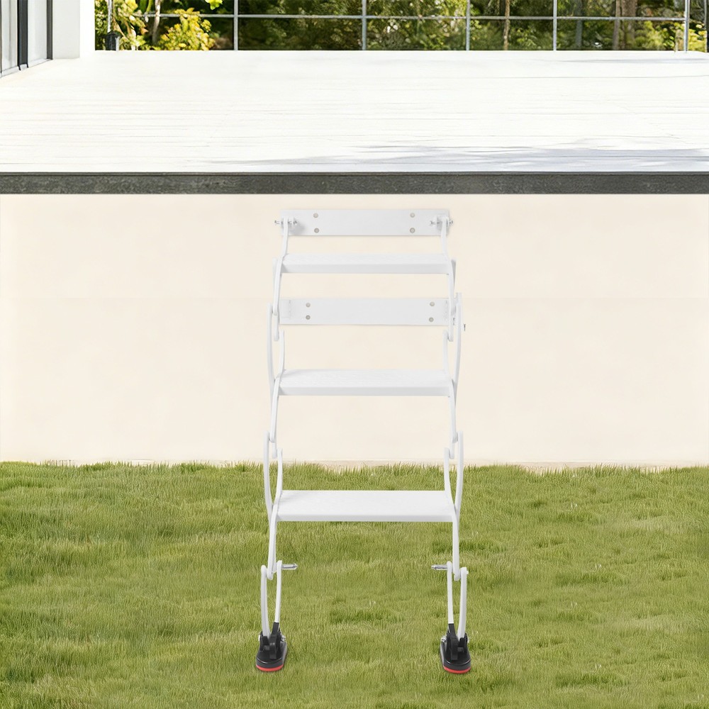 Wall Mounted Folding Ladder Telescoping Step Ladders Retractable Folding Stair