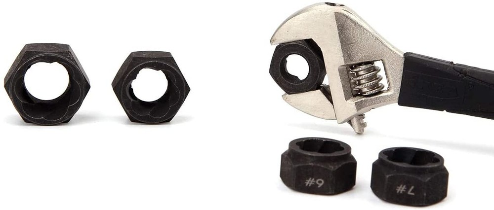 AConnet 10 Pieces Nut Remover Extractor Tool Easy Out Bolt Set,...