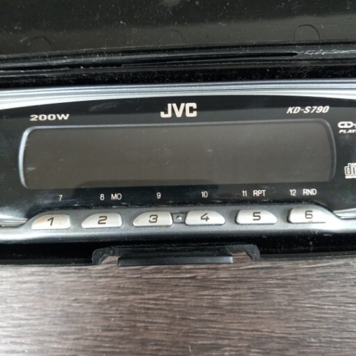 JVC KD-S790 CD Receiver Faceplate ONLY w/ case