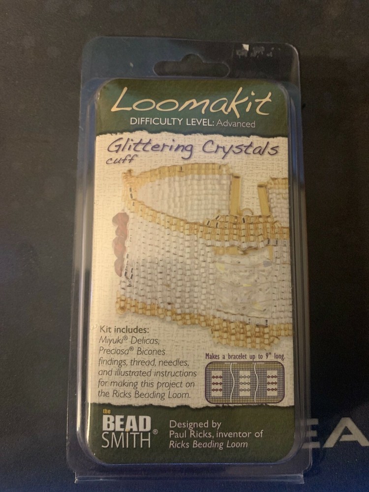 Beadsmith Loomakit Cuff Glittering Crystals New
