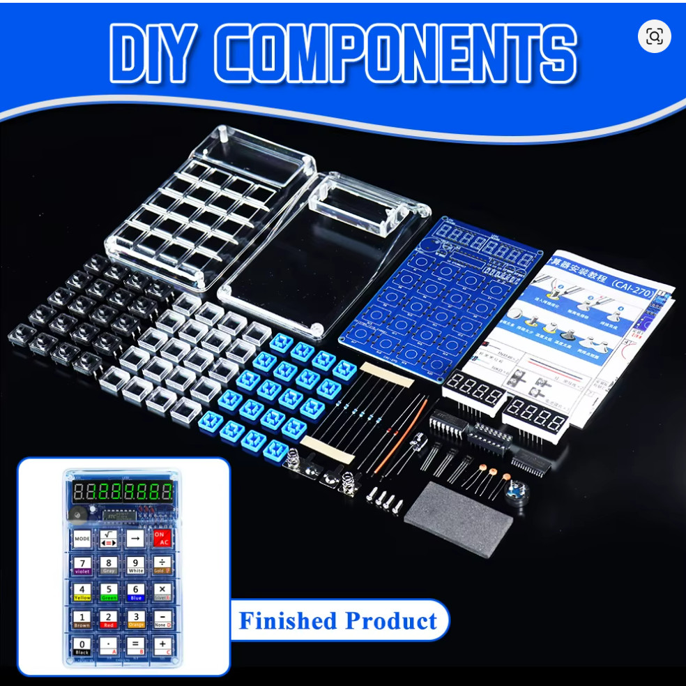 DIY Soldering Calculator Kit – Learn Electronics & Build Your Own Functional Cal
