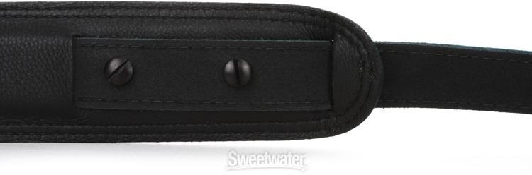 LM Products Chroma Leather Guitar Strap - Teal
