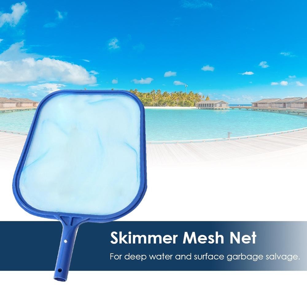 Leaf Skimmer Swimming Pools Cleaning Net SPA Rubbish Skimmer Rake Leaf Mesh Deep
