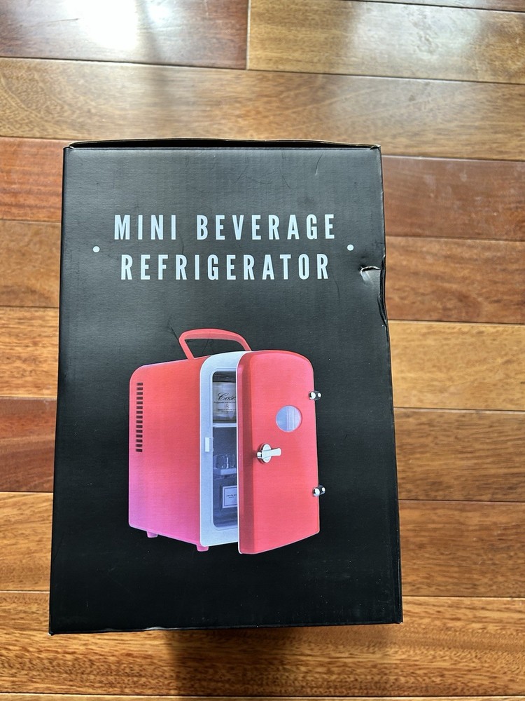 Red Classic Style Mini Refrigerator