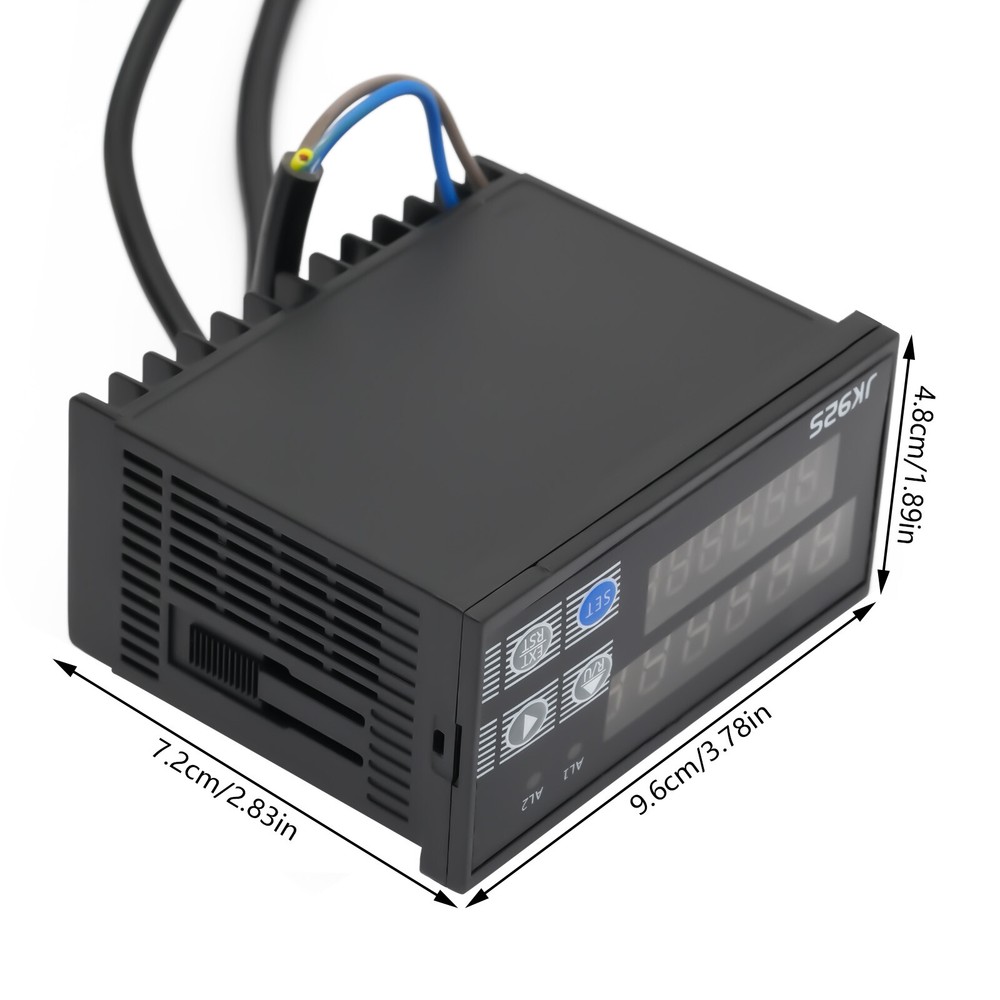 Meter Counter Rotary Encoder Wheel Roll Digital Electronic Length Measure 110v