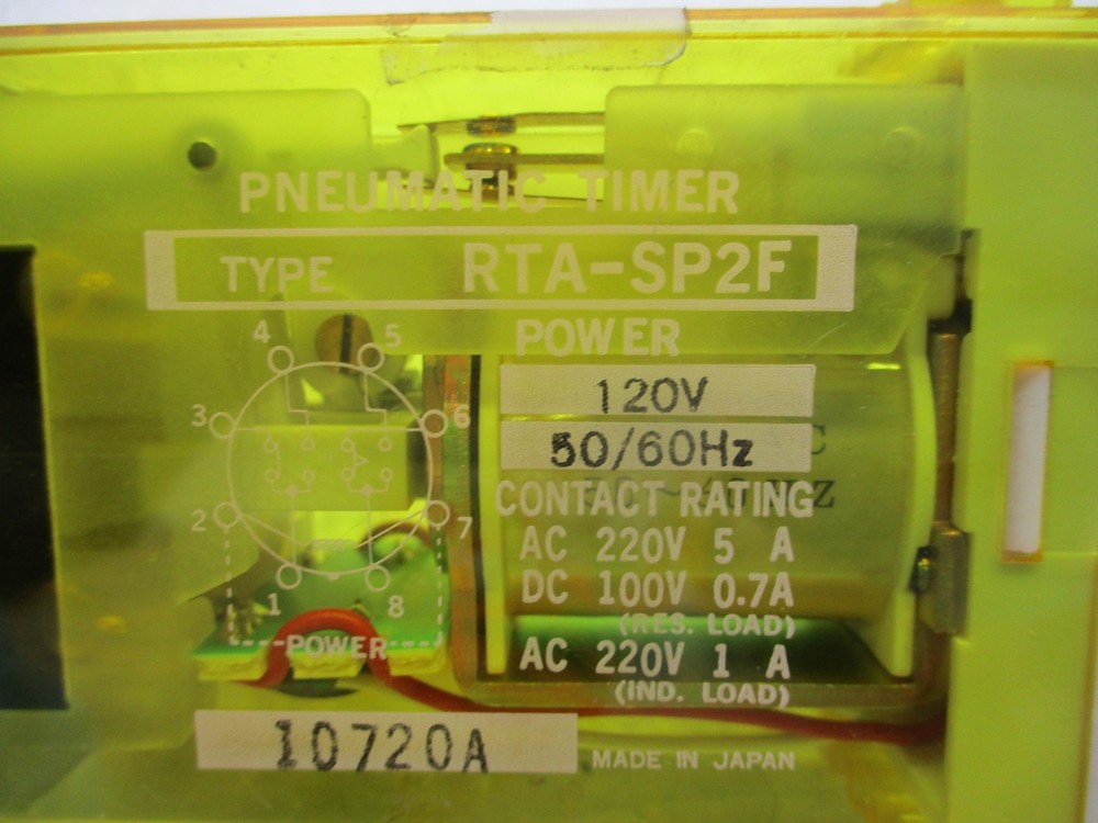 IDEC RTA-SP2F TIMER 5SECONDS NSNP