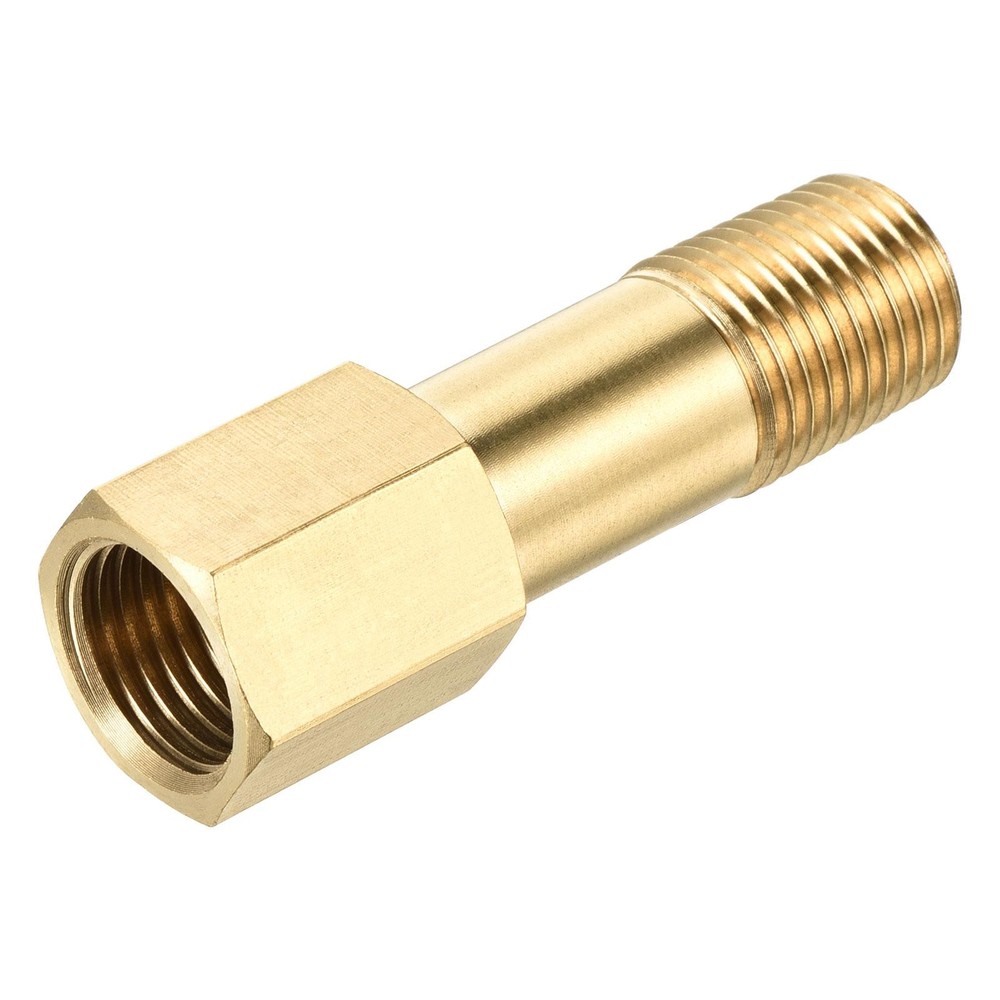 Brass Pipe Fitting G1/4  Adapter 50mm Extension Connector Hex Coupling