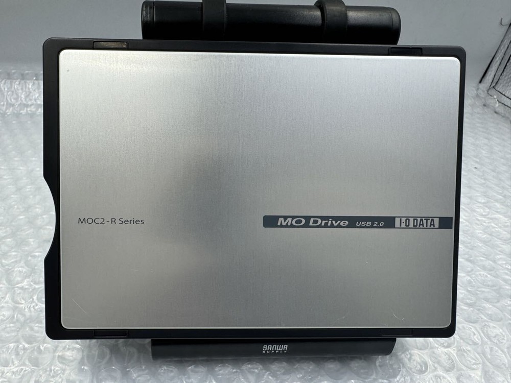 I-O DATA External MO Drive MOC2-U1.3R 1.3GB Optical Media Storage Tested