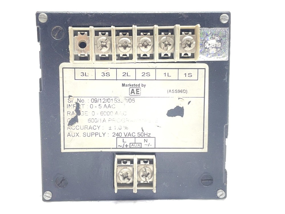 Automatic Electric ASS96D Digital Voltmeter 240V AC/DC Panel Meter