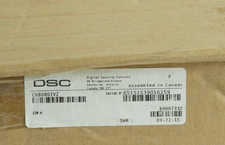 Digital Security Controls (DSC) CD8080IVZ Verizon Wireless Module m270