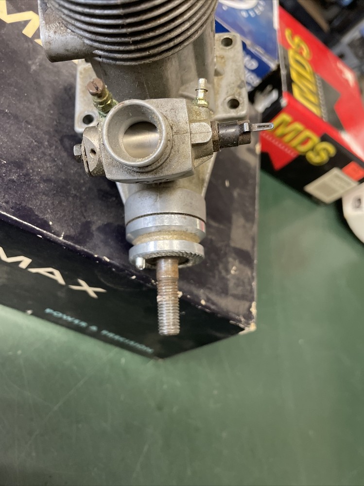 OS MAX 90 90F SR 2-CYCLE R/C MODEL AIRPLANE ENGINE Untested