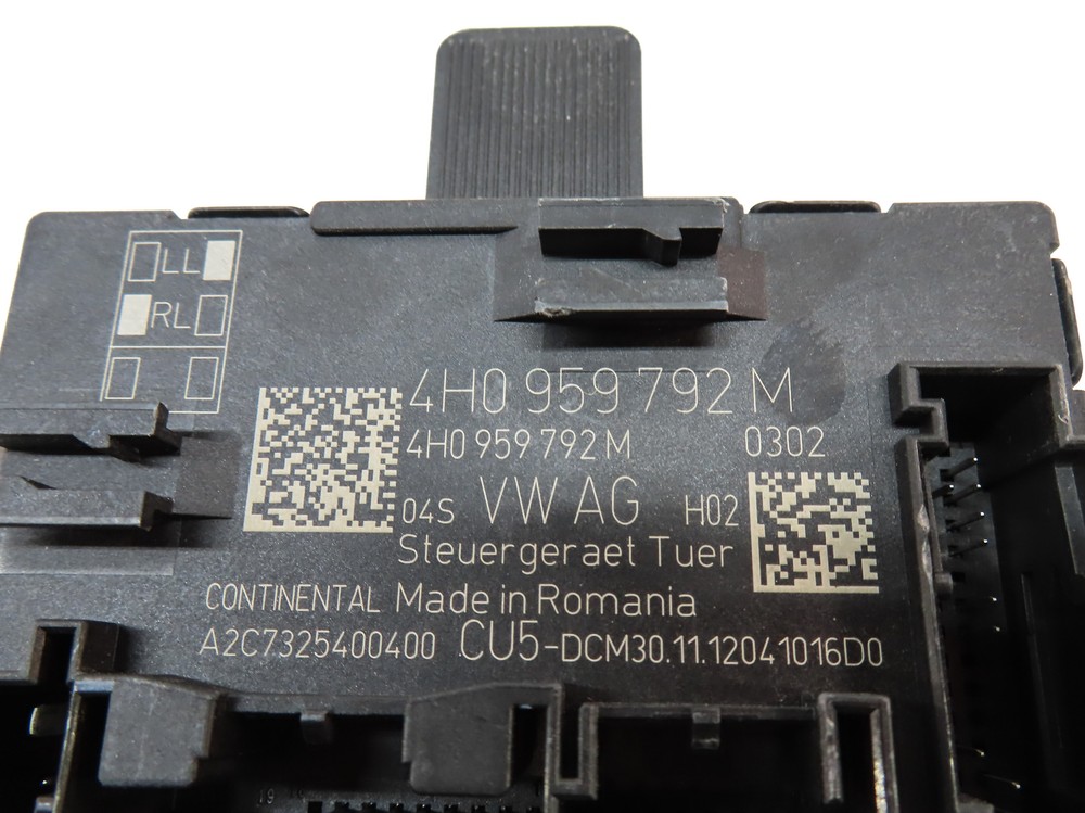 2013 PORSCHE CAYENNE (958) FRONT RIGHT PASSENGER DOOR CONTROL MODULE