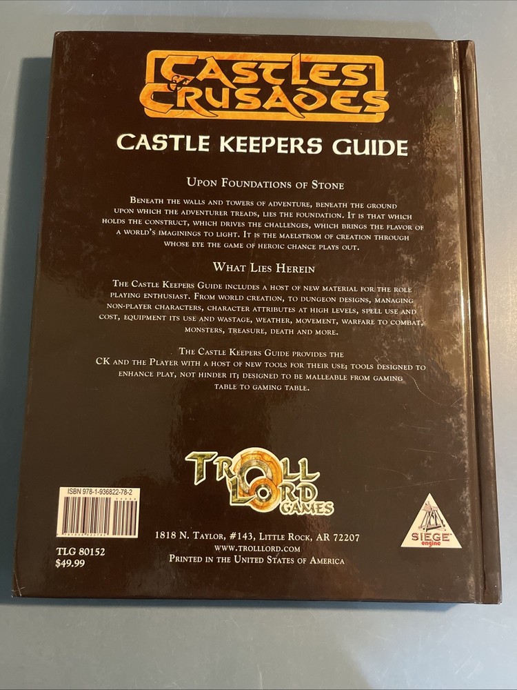 Castles & Crusades Castle Keepers Guide