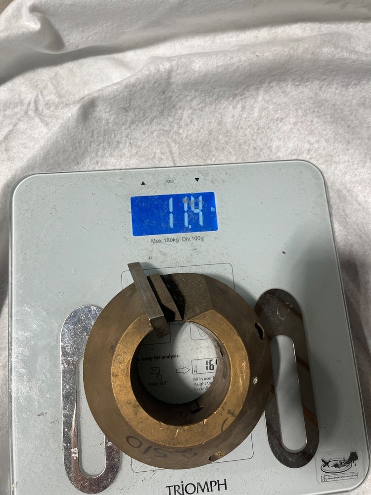 Custom 11lb Brass Boring Head