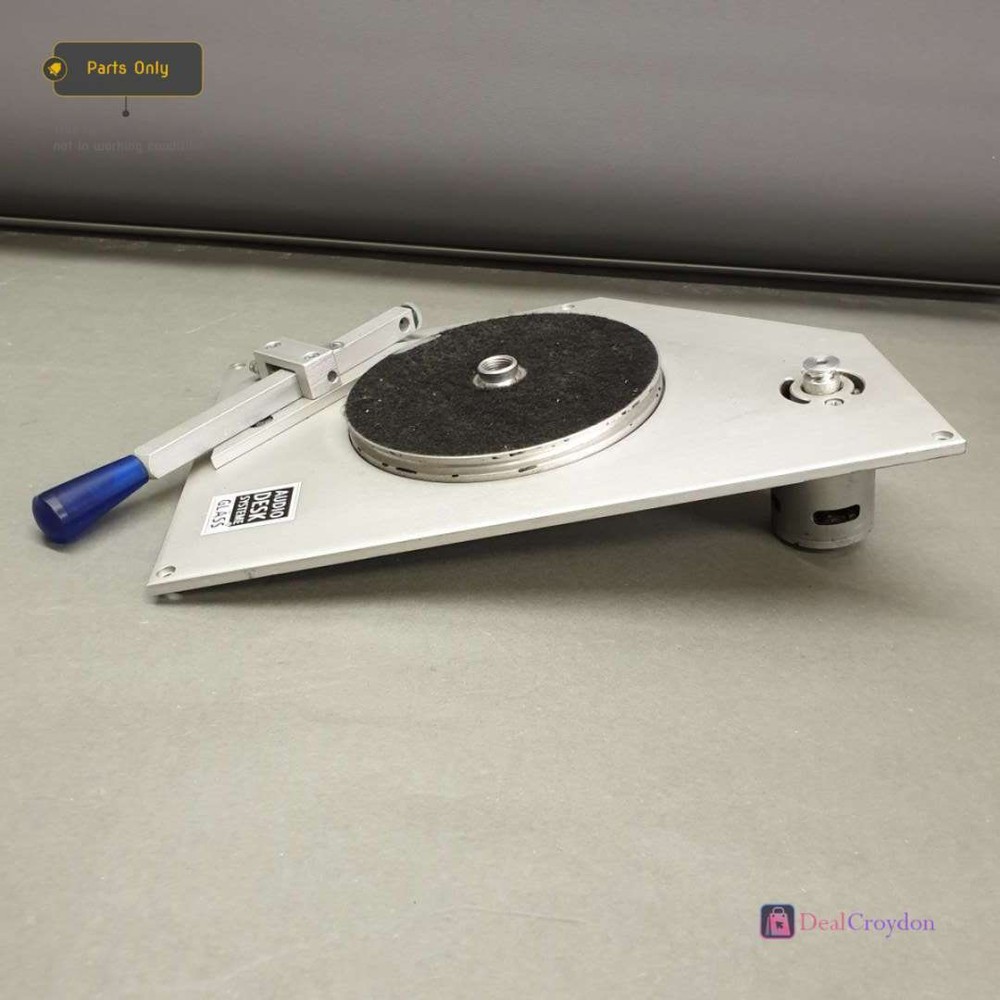 AUDIO DESK SYSTEME GLASS CD CUTTING LAITHE UNTESTED