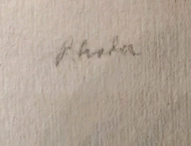 Woman In Pastel Chalks