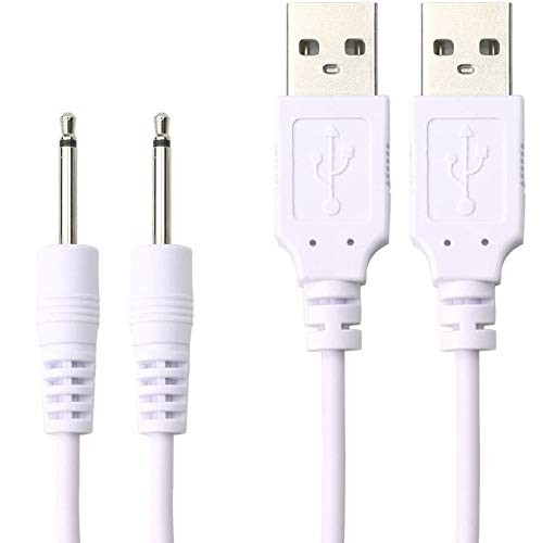 2 Pack Wand Charger Replacement DC Charging Cable Set Compatible with...