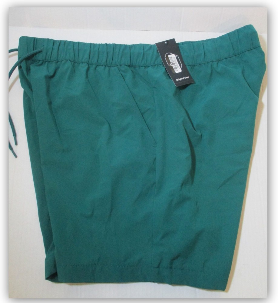 Original Use 6” Inseam Pull On Woven Short Stretch elastic/tie LINER 3 pocket
