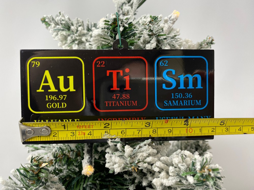 Autism Christmas Ornaments - 2 Piece Set