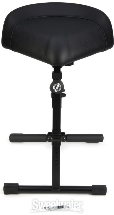 K&M 14047 Pneumatic Stool - Black Imitation Leather