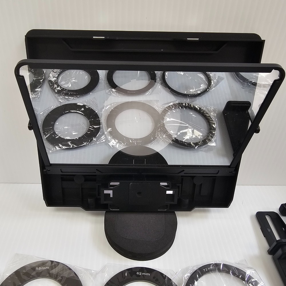 Lavokol Portable Teleprompter Kit Cell Phone Tablet Script Reader 2-6" Devices