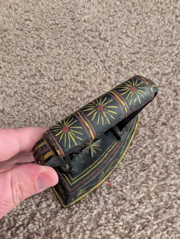 Antique Multicolor Painted 4 Steel Iron