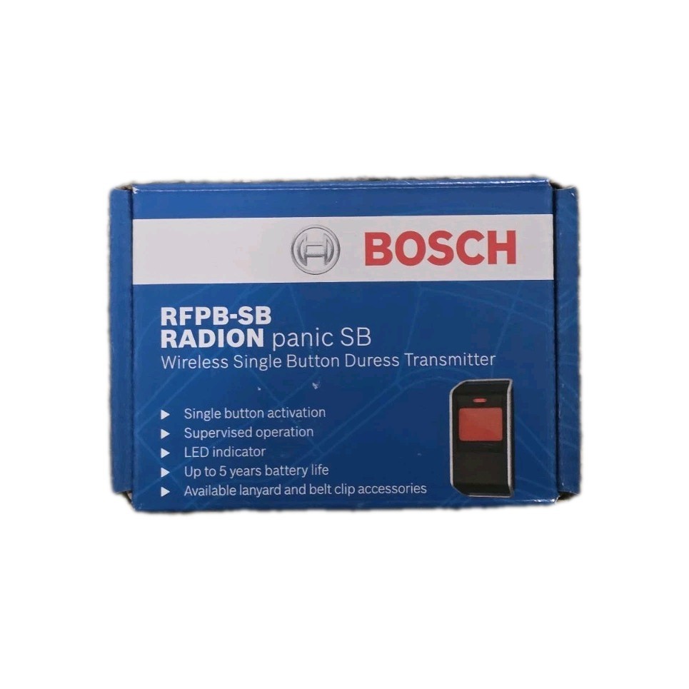 Bosch RADION PANIC Wireless Panic Transmitter, 1-Button, RFPB-SB-A  Sealed
