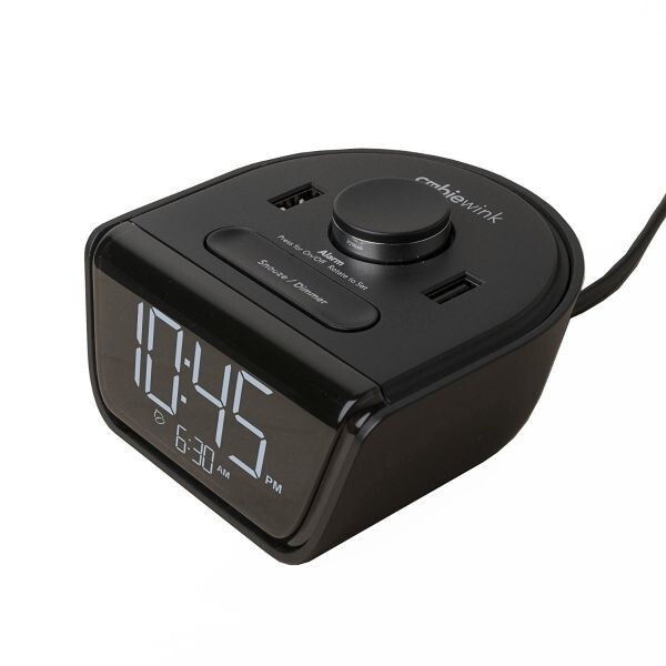 CubieWink 2.0 User Friendly & Convenient USB Charging Alarm Clock