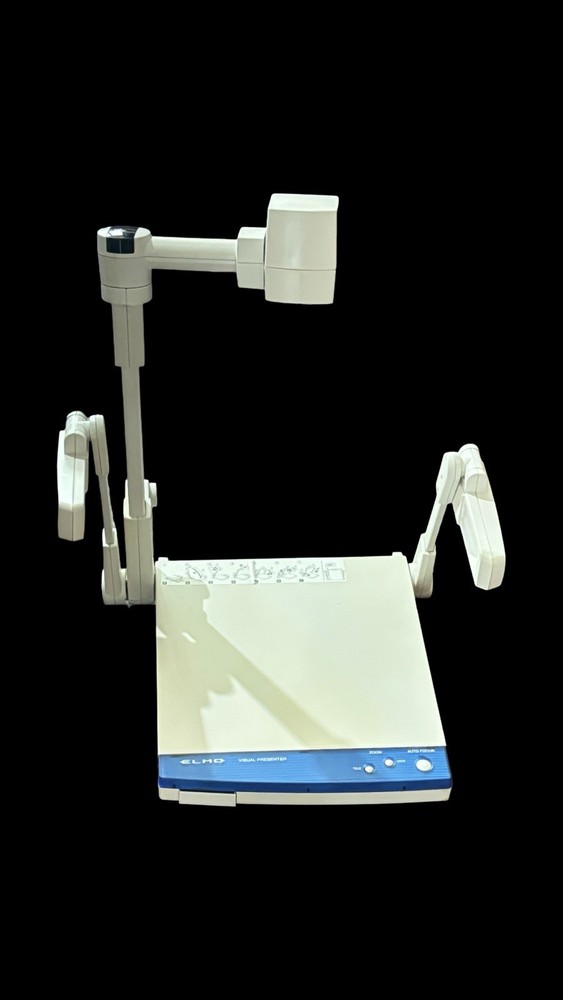 Elmo EV-2000AF Document Camera & Visual Presenter Powers On TESTED No Cords