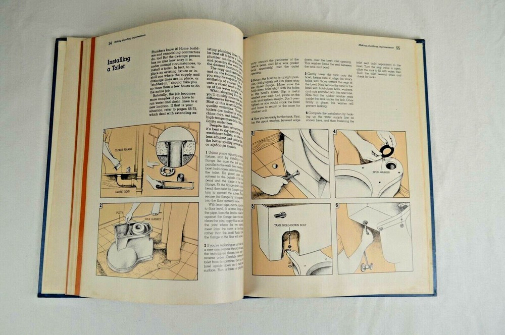 "Step By Step Basic Plumbing" Better Homes & Gardens Book 96 Pages 1981 V Good