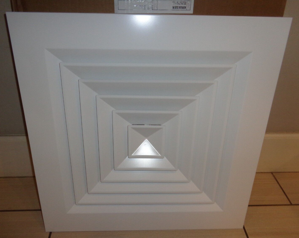 KRUEGER 24X24 VENT DIFFUSER 5SH4F23 & NEW & FREE SHIPPING