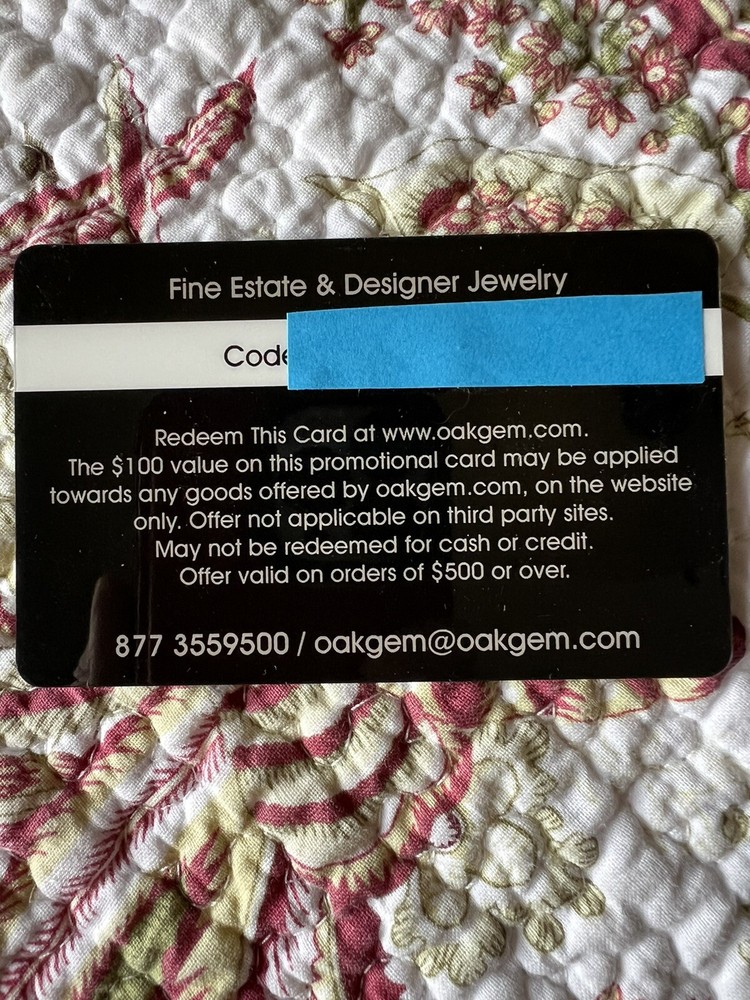 Oak Gem Gift Card