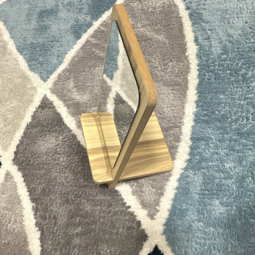 Wood Foldable Mirror Stand