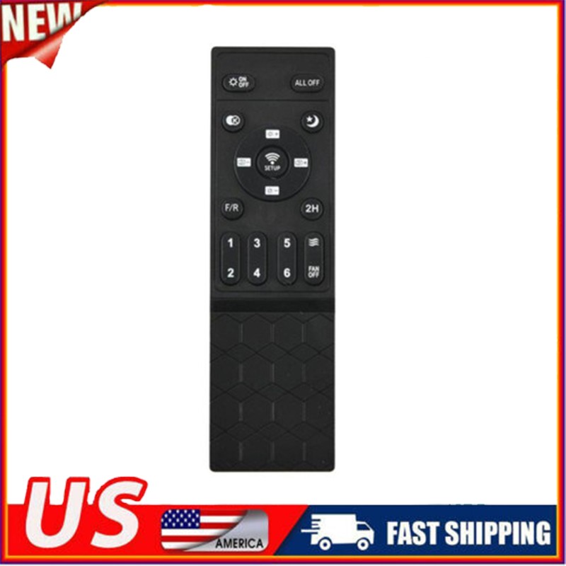 Replacement Remote for Universal Ceiling Fan Remote Control Black 1Pcs USA