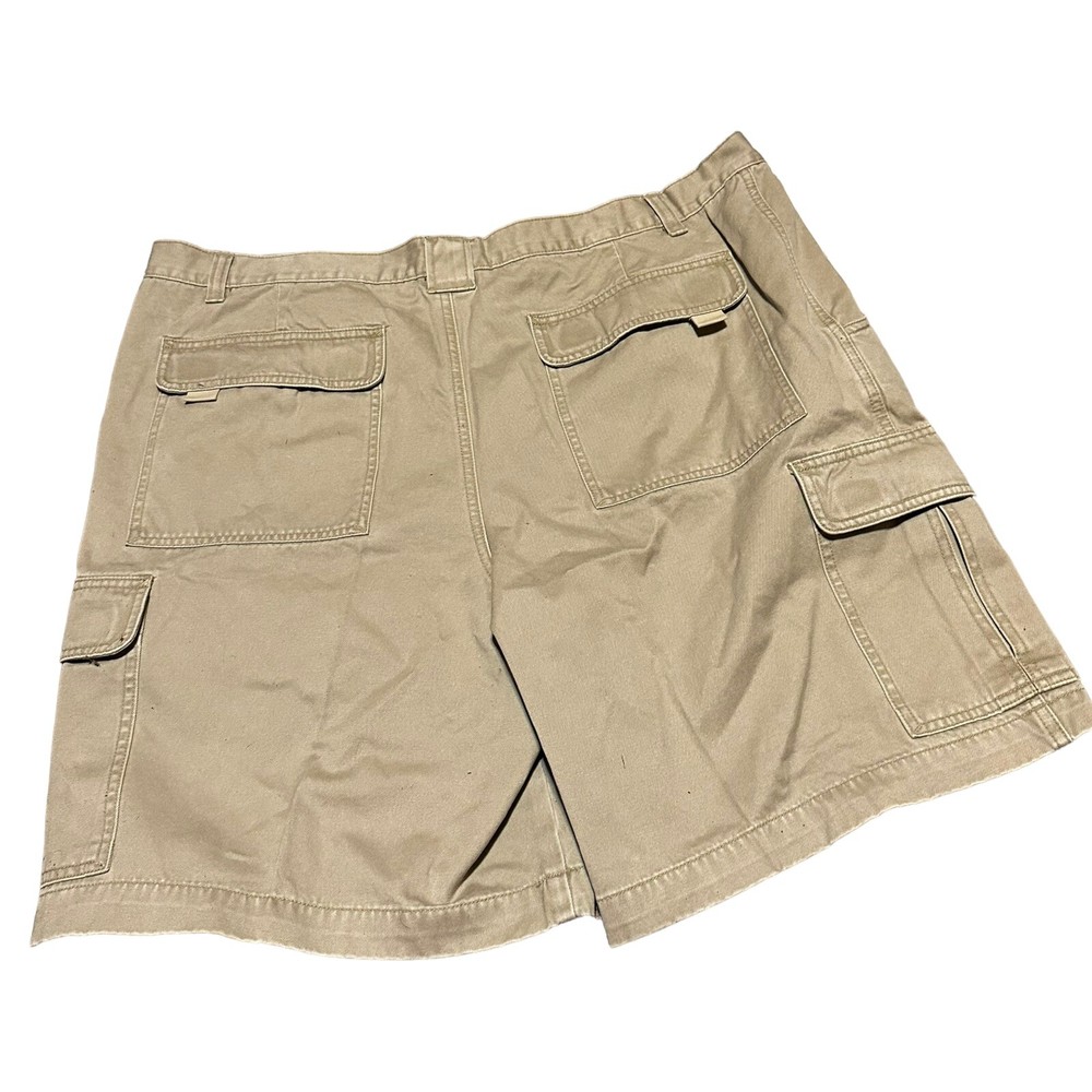Cherokee Men’s 42 Khaki Cargo Shorts Tan