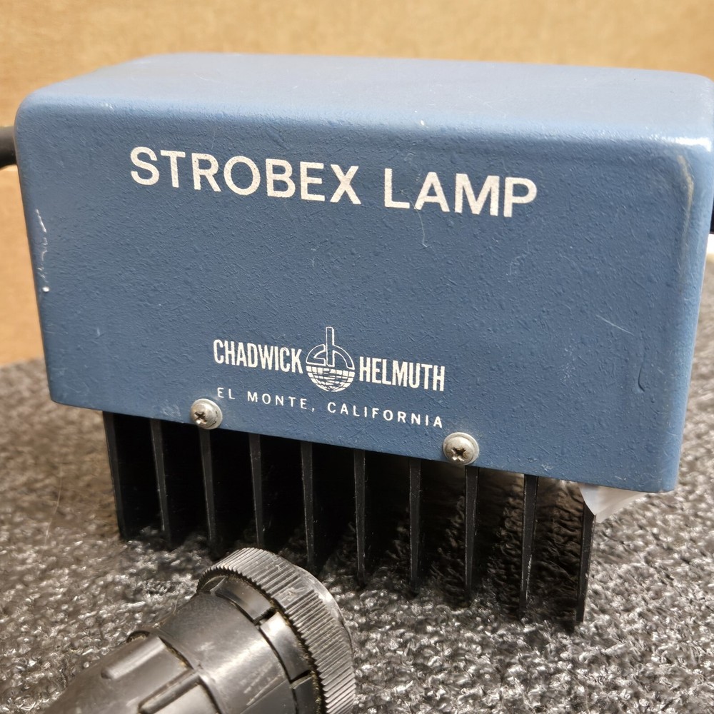 Chadwick Helmuth Strobex Model 278 Xenon Arc Strobe/Flash Lamp & 238 Controller