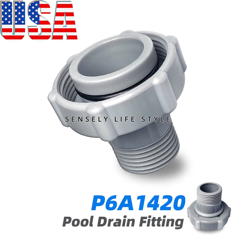 Above-ground Pool Joint Drain Connector Pipe Hose Adapter Fitting Connects