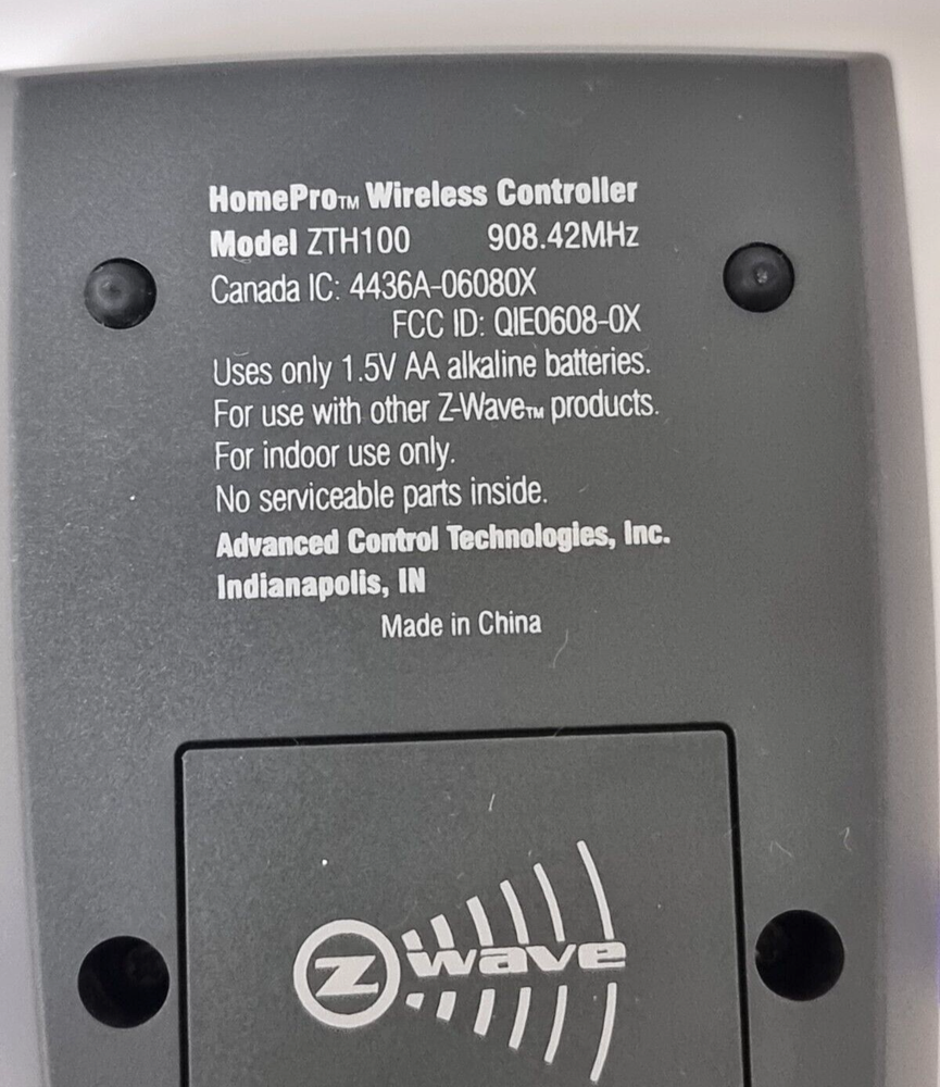 HOMEPRO ZTH100 Wireless Controller