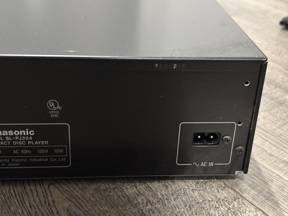 Panasonic SL-PJ324 Compact Disc Player Japan Powers On Doesn’t Read Discs