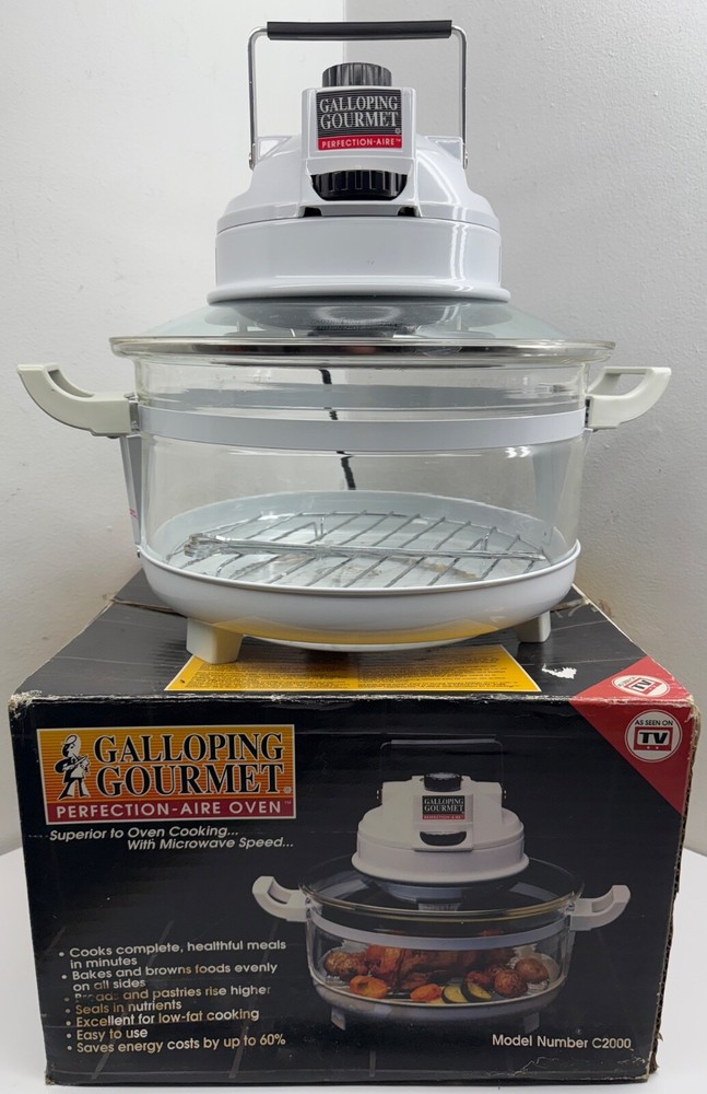 Galloping Gourmet Perfection-Aire Oven Model C2000 707 + Original Box UNTESTED