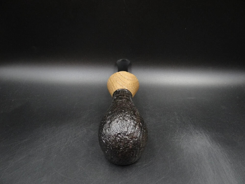 TURKIEWICZ BLACK OAK (MORTA) HAND MADE RHODESIAN PIPE 02