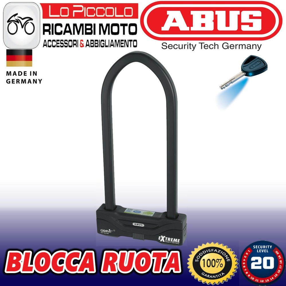 Abus Disc Lock Granit Extreme 59 260mm Maximum Security Motorcycle Level 20