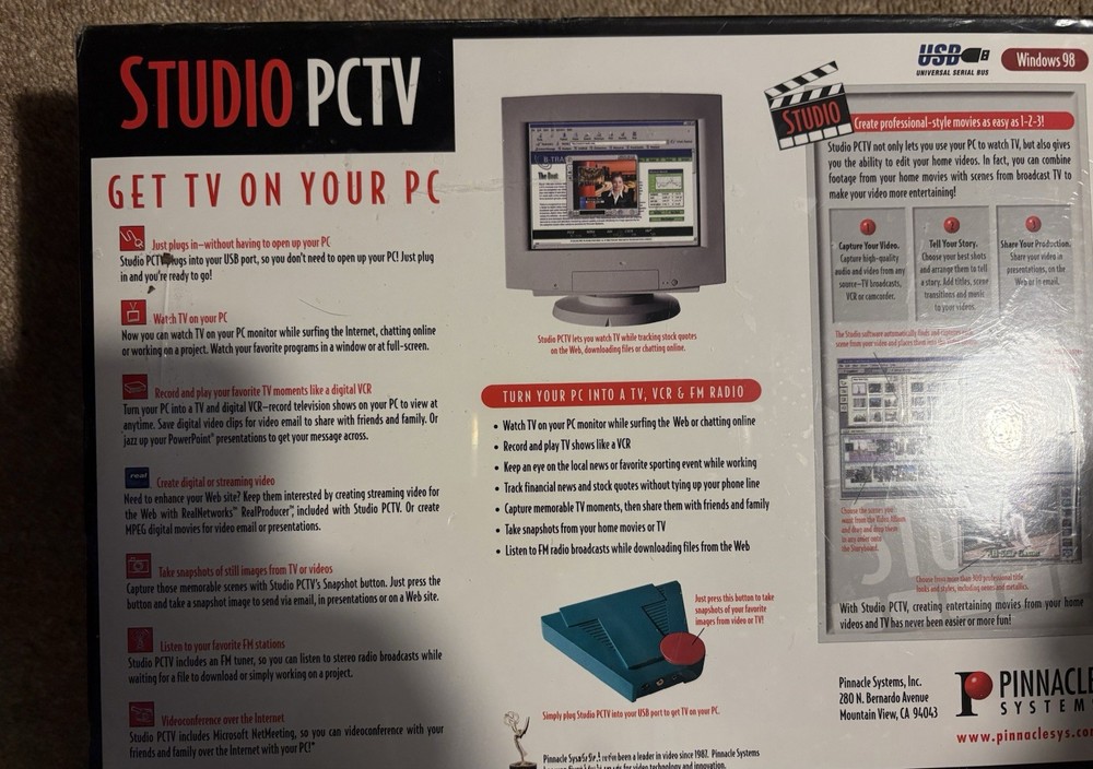 Pinnacle Studio PCTV for Windows