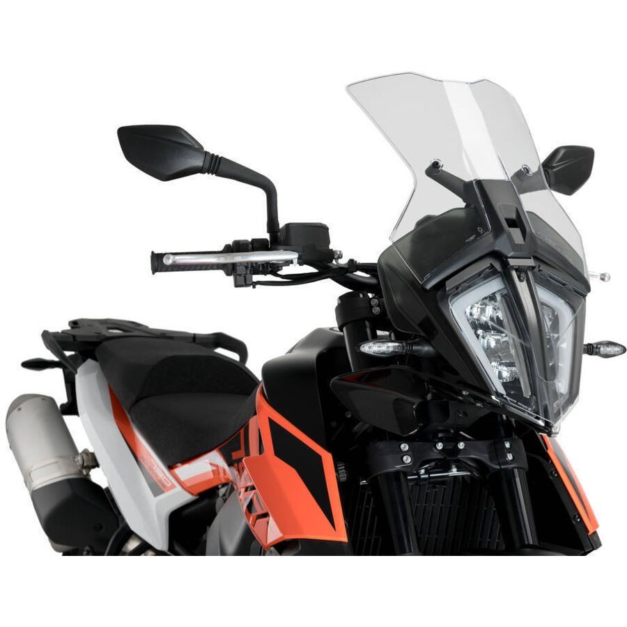 Puig Headlight Protector - Clear, Standard With Mount 3758W