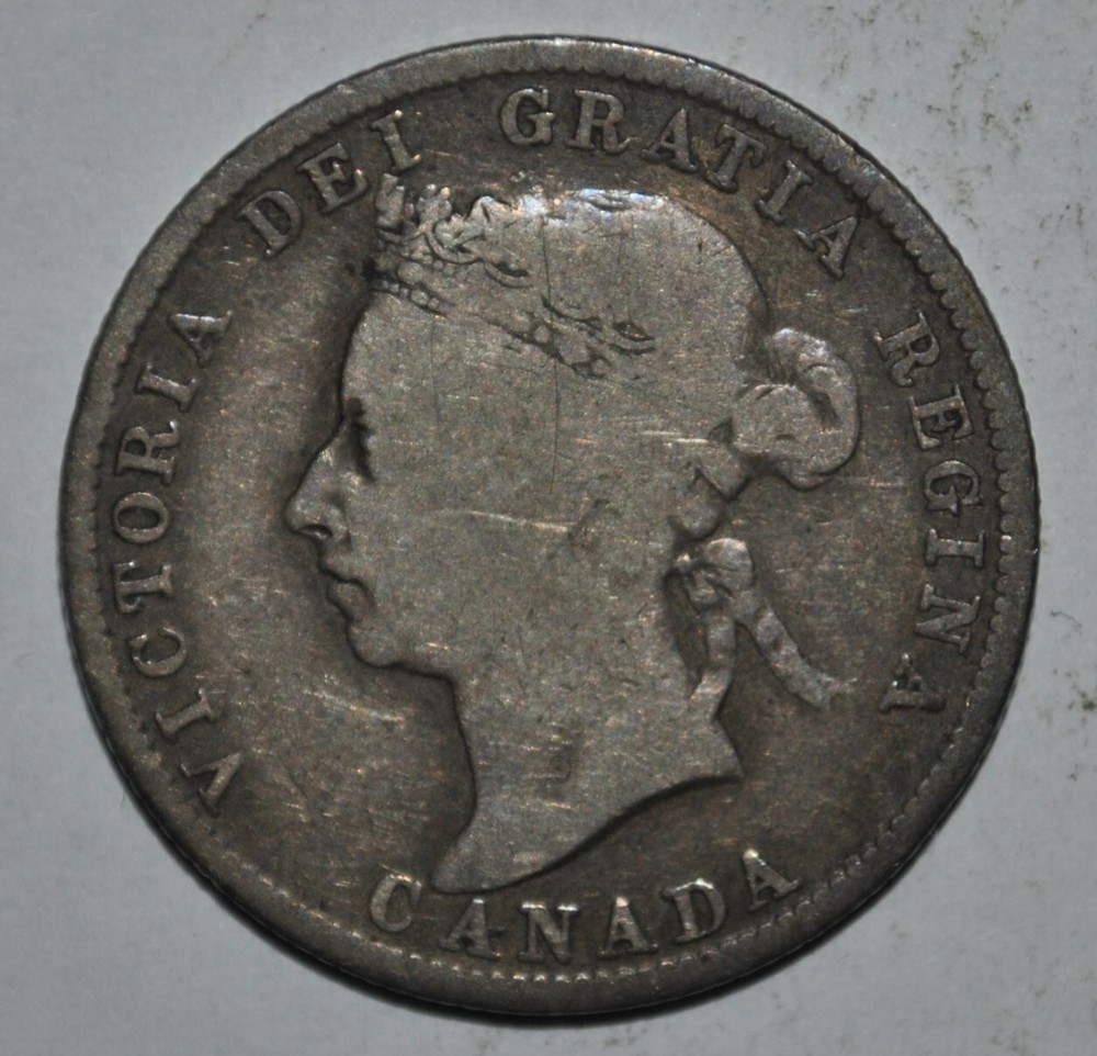1887 CANADA 25 CENTS {{{{4662