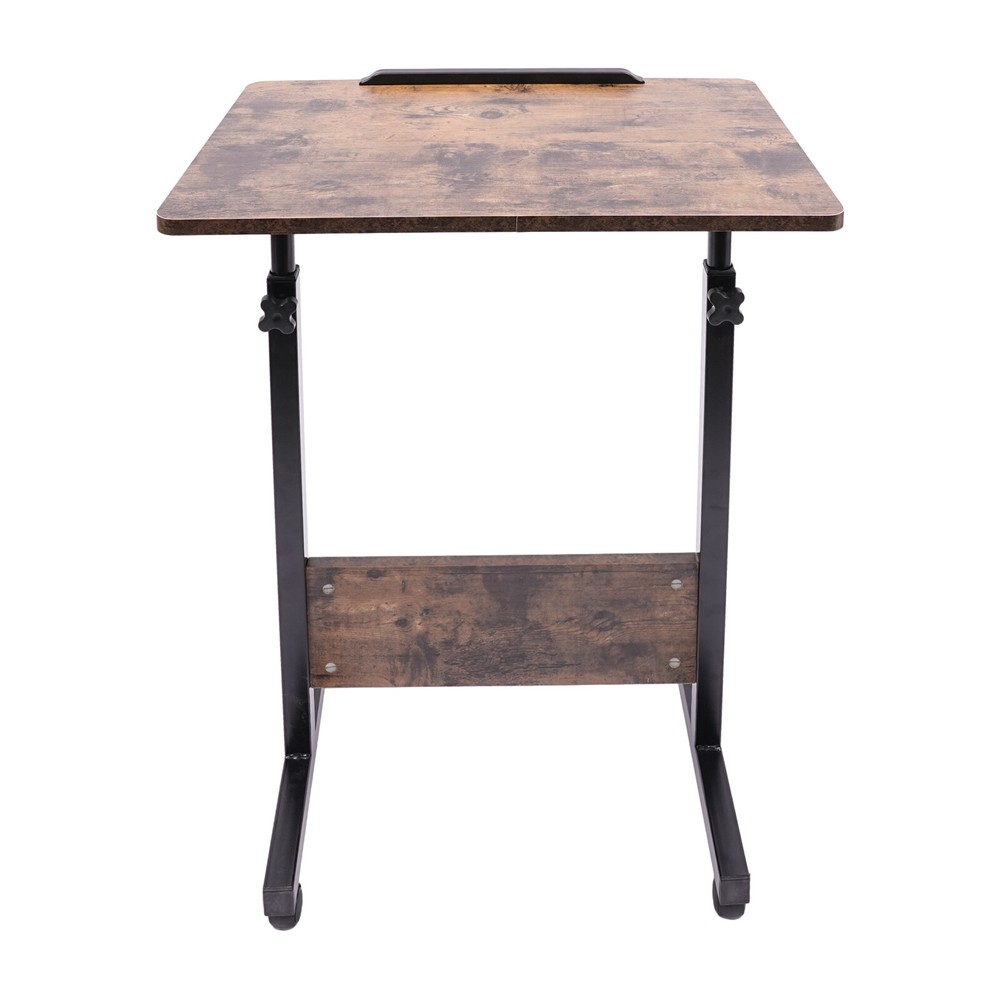 Portable Presentation Podium Rolling Computer Stand with brake Height Adjustable