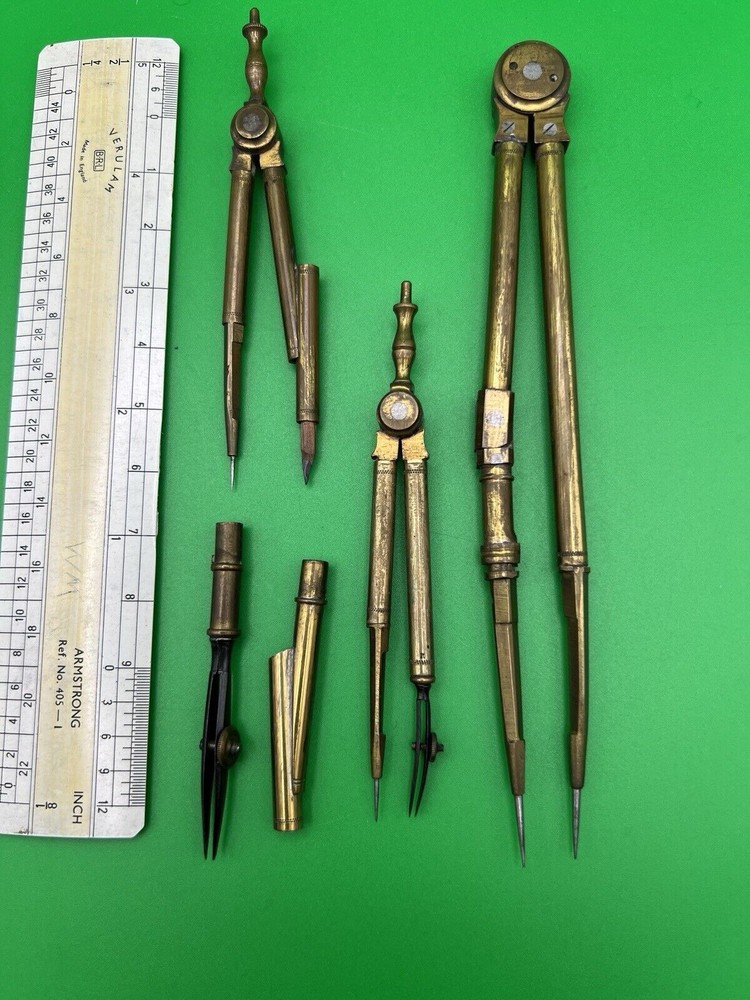 A Vintage Compass/Drawing Instrument Set