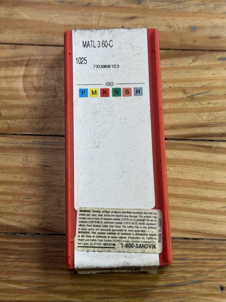 (2 Pack) SANDVIK Coromant MATL360-C 1025 Carbide Threading Insert 5735476