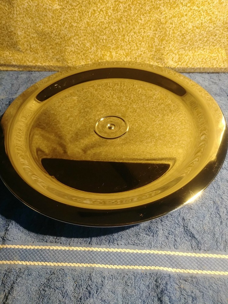 Kromex Pastry /cake/ Party Tray/ Rotating