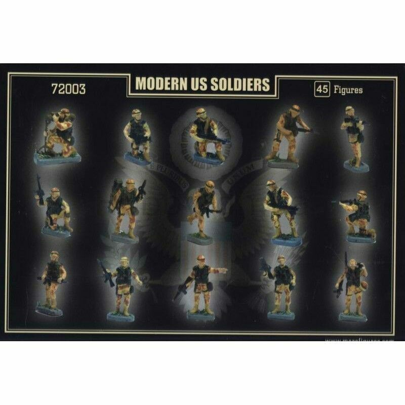 Mars Figures 72003 U.S. Soldiers Modern 1:72 scale plastic model kit